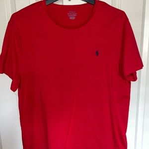 Red Polo Ralph Lauren Classic Fit